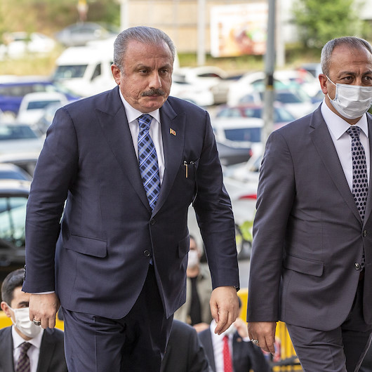 Meclis Başkanı Mustafa Şentop, MHP Genel Merkezinde