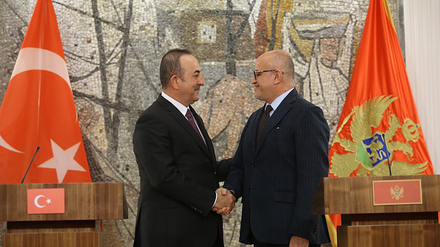 Minister of Foreign Affairs of Turkey, Mevlut Cavusoglu in Podgorica


