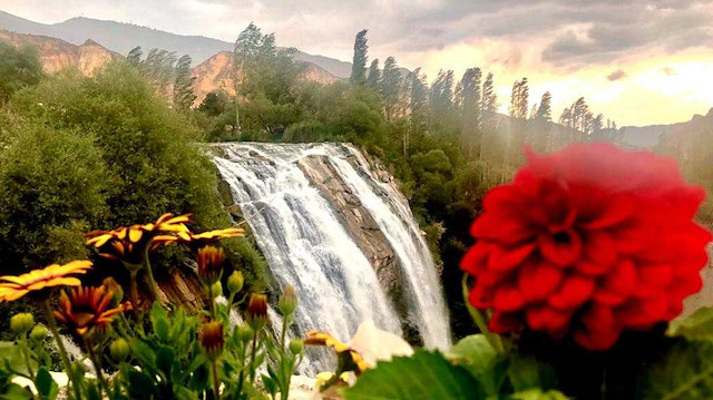 Tortum Waterfall in Turkey's eastern Erzurum province