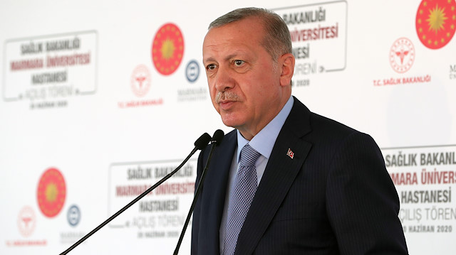 Cumhurbaşkanı Erdoğan, açılış töreninde konuştu. 