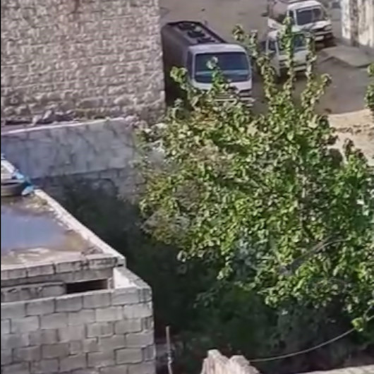 Afrinde yakalanan PKKlı 7 terörist, bombalı eylemlerini kameraya kaydetmiş