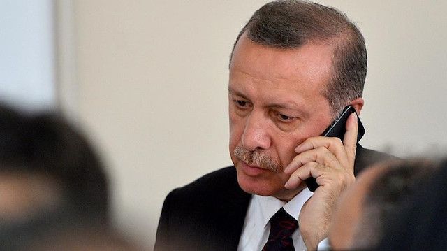 Cumhurbaşkanı Erdoğan, telefonda selzedeler ile görüştü.