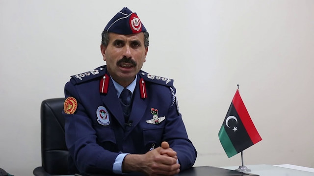 Libya Ordu Sözcüsü Albay Muhammed Kununu.
