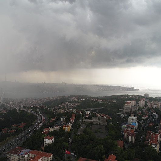 Yağmur bulutları böyle geldi