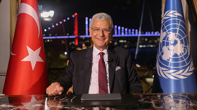 Newly elected President of the United Nations General Assembly Volkan Bozkir