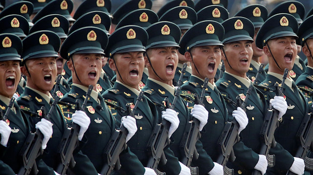Soldiers of People's Liberation Army (PLA) 