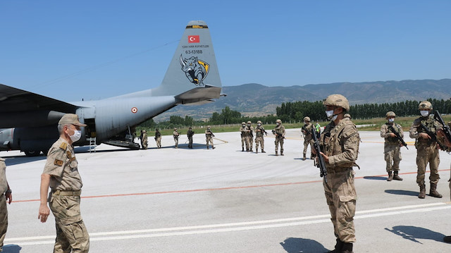 Barış Pınarı Harekatı bölgesinde görev yapan