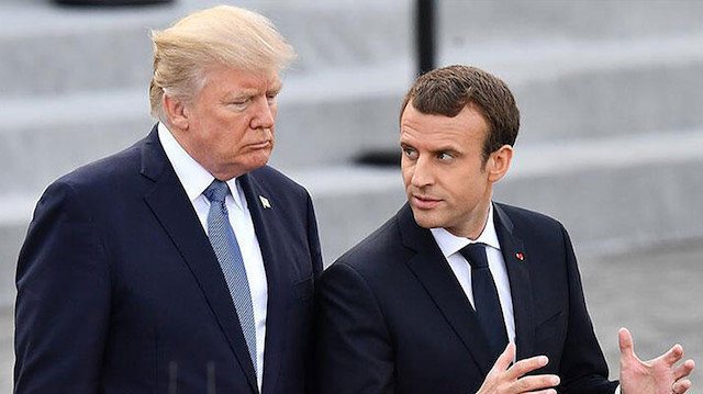 Donald Trump ve Emmanuel Macron