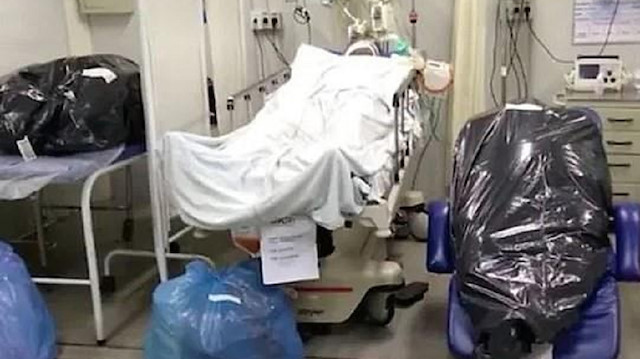 Brezilya'da hastanesindeki acil servis personelinin attığı görüntüler dikkat çekti.