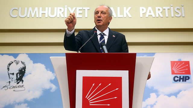 CHP'nin eski cumhurbaşkanı adayı Muharrem İnce.