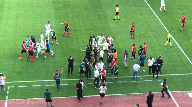 Eskişehir'in küme düştüğü Altay maçı sonrasında olaylar çıktı.