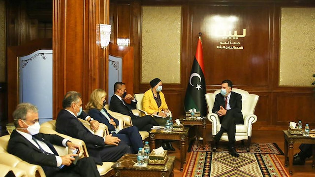 Luigi Di Maio - Fayez al-Sarraj meeting in Libya

