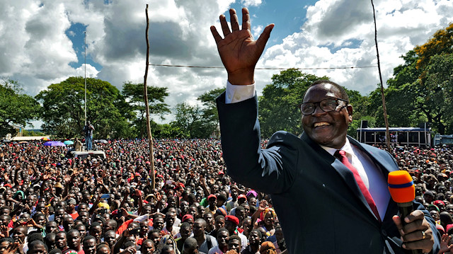 Malawi’s newly elected President Lazarus McCarthy Chakwera
