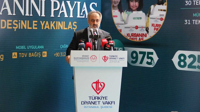 İstanbul Müftüsü ve Türkiye Diyanet Vakfı (TDV) İstanbul Şubesi Başkanı Prof. Dr. Mehmet Emin Maşalı açıklama yaptı.