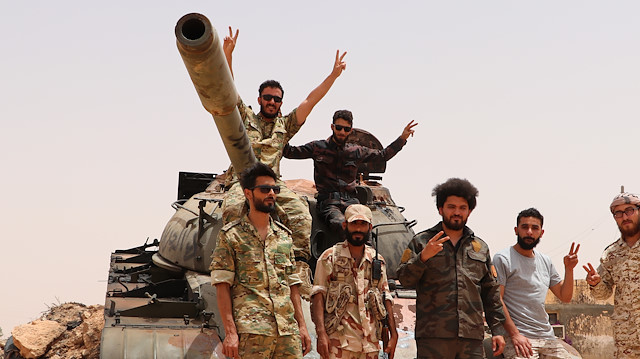 Libyan Army's preparations at Sirte front line

