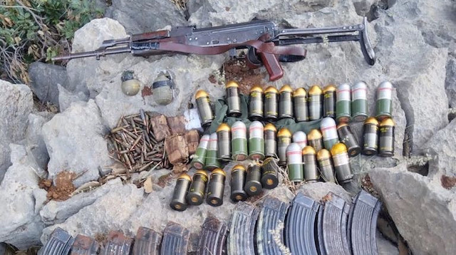 Turkey seizes large amount of PKK ammunition in N.Iraq