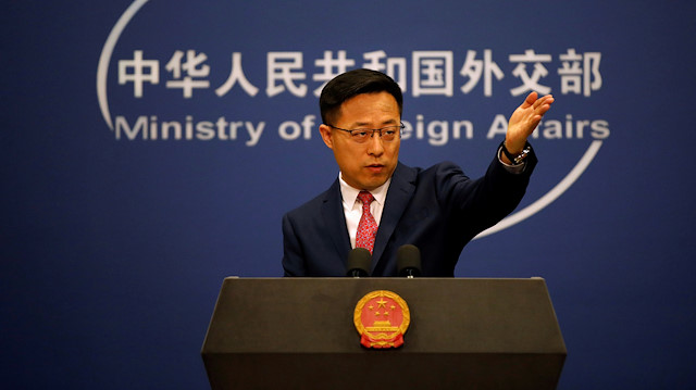 FILE PHOTO: Chinese Foreign Ministry spokesman Zhao Lijian 