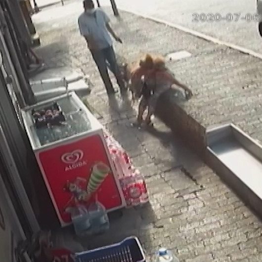 İstanbul’un göbeğinde bir kadın silahlı saldırıya uğradı: Dehşet anları kamerada