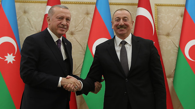 President of Turkey, Recep Tayyip Erdogan in Azerbaijan

