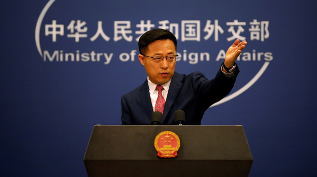FILE PHOTO: Chinese Foreign Ministry spokesman Zhao Lijian