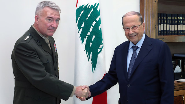 Michel Aoun - Kenneth F. McKenzie meeting in Lebanon

