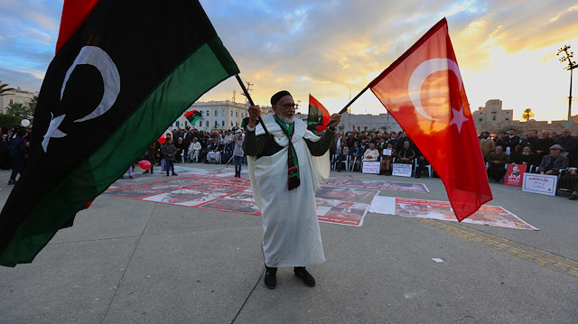 File photo: Demonstration against Khalifa Haftar in Libya