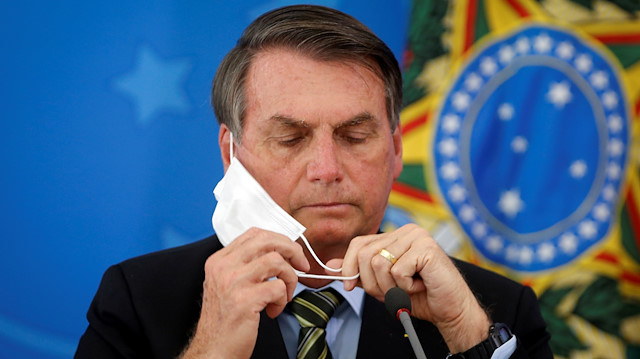 Brezilya Devlet Başkanı Jair Bolsonaro.