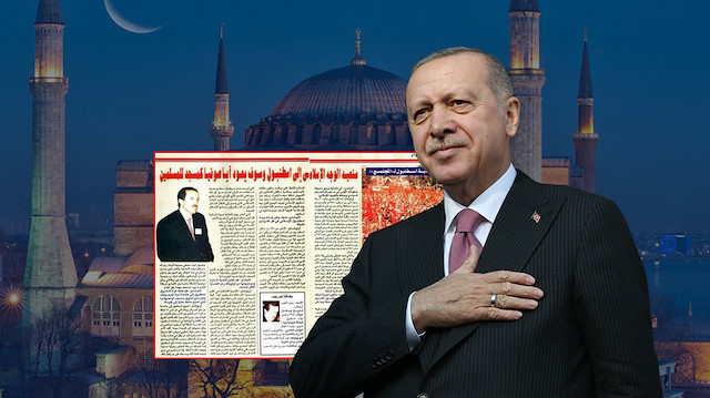 Cumhurbaşkanı Erdoğan, sözünü tuttu ve Ayasofya Müslümanlara cami olarak geri döndü.