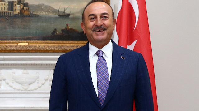 Turkey's Foreign Minister Mevlut Cavusoglu, in London, Britain July 8, 2020. REUTERS/Hannah McKay/Pool

