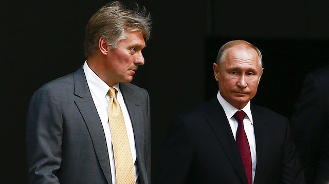 Kremlin Sözcüsü Peskov ile Rusya Devlet Başkanı Putin