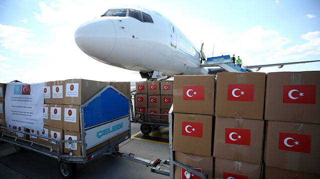 تركيا ترسل مساعدات طبية إلى كازاخستان