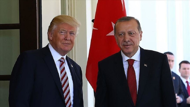 File photo: Turkey's President Recep Tayyip Erdoğan - U.S. President Donald Trump 