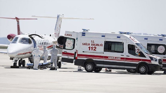 بطائرة إسعاف.. تركيا تجلي 4 مواطنين مصابين بكورونا من قرغيزيا