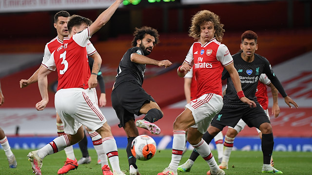 Salah'ın Arsenal savunması arasındaki mücadelesi