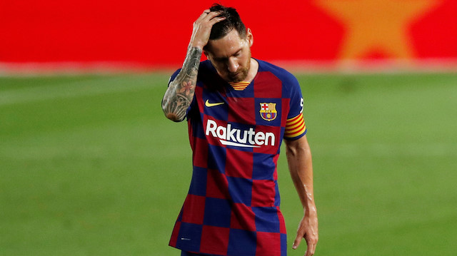 Lionel Messi, Barcelona'nın Ossasuna ile oynadığı maçtan sonra büyük üzüntü yaşadı.