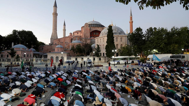 Ayasofya'da ilk namaz 24 Temmuz'da kılınacak.