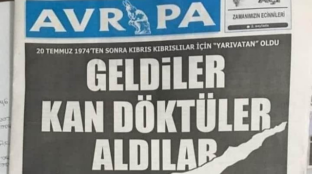 Bir değil iki değil: Kıbrıs'taki Avrupa gazetesi Türkiye'yi tahrik etmeye devam ediyor