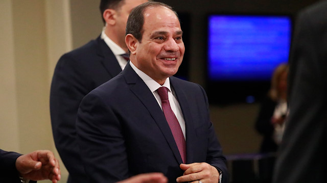 Egypt's President Abdel Fattah Al Sisi arrives ahead of the start of the 74th session of the United Nations General Assembly at U.N. headquarters in New York City, New York, U.S., September 24, 2019. REUTERS/Yana Paskova

