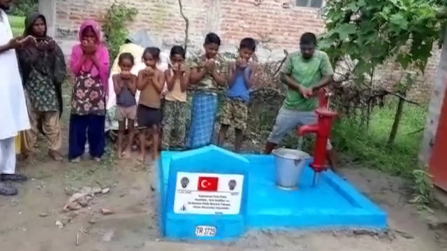 Türk Polis Teşkilatı'nın Nepal’de yaptırdığı su kuyusu dualarla açıldı