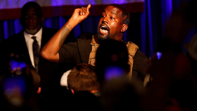 FILE PHOTO: Rapper Kanye West holds his first rally in support of his presidential bid in North Charleston, South Carolina, U.S. July 19, 2020. REUTERS/Randall Hill/File Photo

