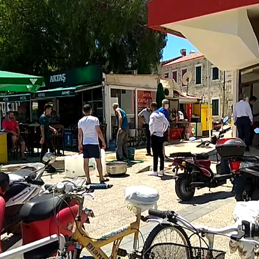 İzmir Foçadaki su sorunu vatandaşları bezdirdi