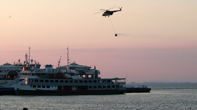 İzmir Balçova'da makilik alanda çıkan yangın kontrol altına alındı