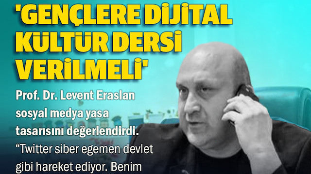 SODİGEM Başkanı Prof. Dr. Levent Eraslan