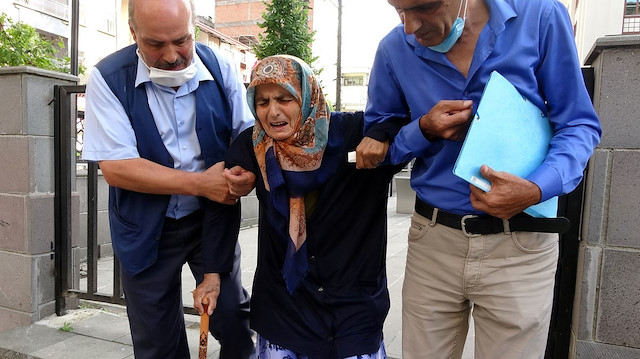 Hidaye Durmuş'a iddiaya göre oğlu S.D. tarafından önceki gün şiddet uygulandı.