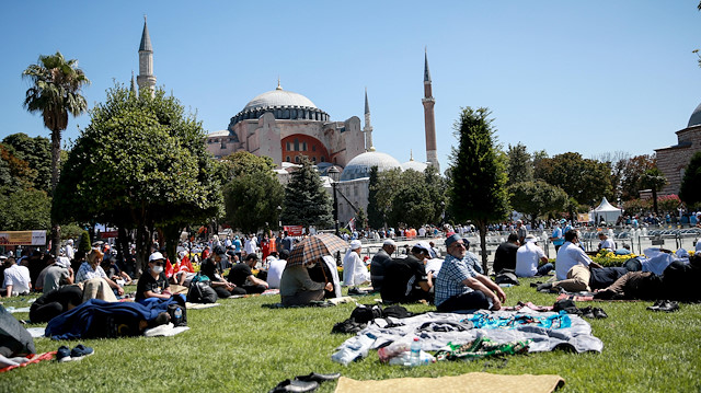 Istanbul's iconic Hagia Sophia Mosque reopened for worship after 86 years