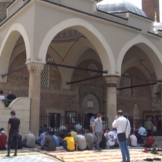 Bulgaristanda ibadete açık olan tek camide Ayasofya için şükür namazı kılındı