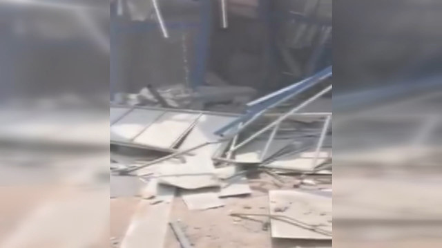 Irak’ta inşaat halindeki bina çöktü, ortalık savaş alanına döndü: 3 ölü