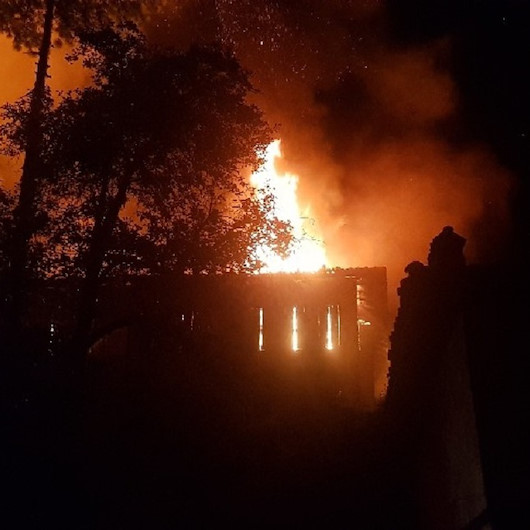 Safranbolu’da tarihi iki konakta yangın çıktı