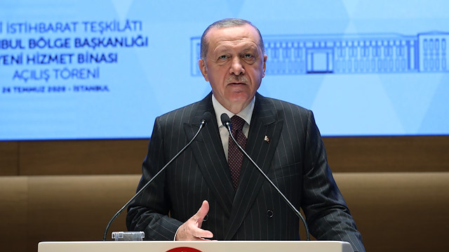 MİT'in İstanbul binası Cumhurbaşkanı Erdoğan tarafından açıldı.