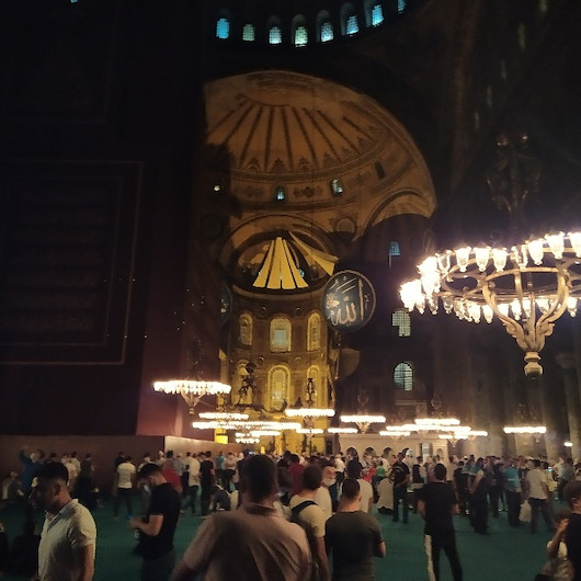 Ayasofya-i Kebir Cami-i Şerifinde ikinci sabah namazı da büyük coşkuyla eda edildi